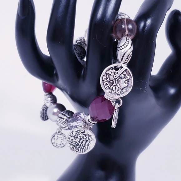 Premier Designs Jewelry - Passionista Purple and Silver Bracelet Premier Designs Jewelry - Passionista Purple and Silver Bracelet